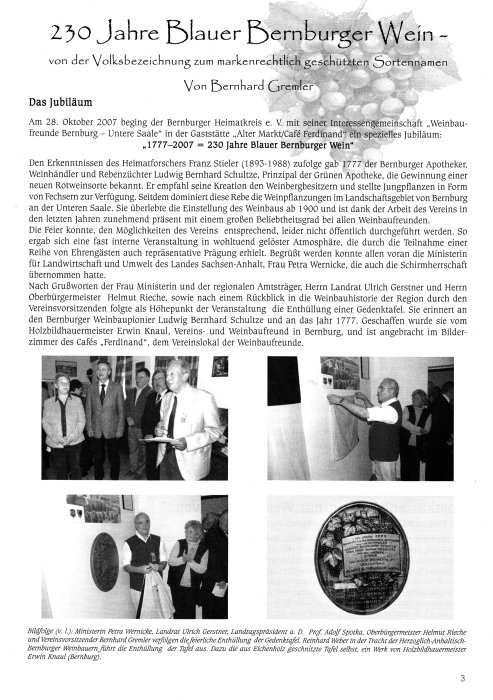 Pressebeitrag Bernburger Bär Nr. 119 Seite 3